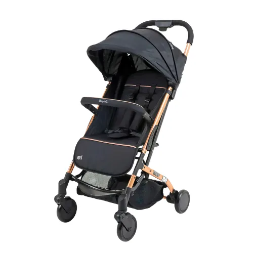 Carrinho De Bebê Zap Metal Cobre Burigotto Compacto Dobrável Cor Preto